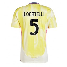 Juventus Manuel Locatelli #5 Borte skjorte 2024-25 Kortermet